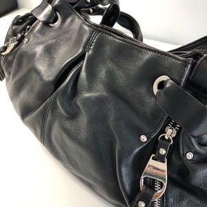 Bruce Makowsky Leather Shoulder Bag